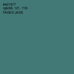 #427977 - Faded Jade Color Image